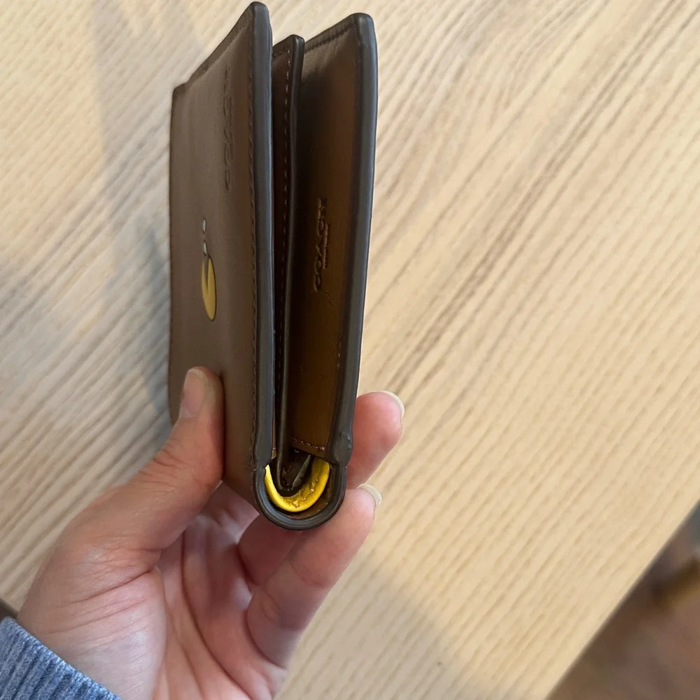 2 Piece Limited Edition Coach x PAC-MAN Wallet with insert